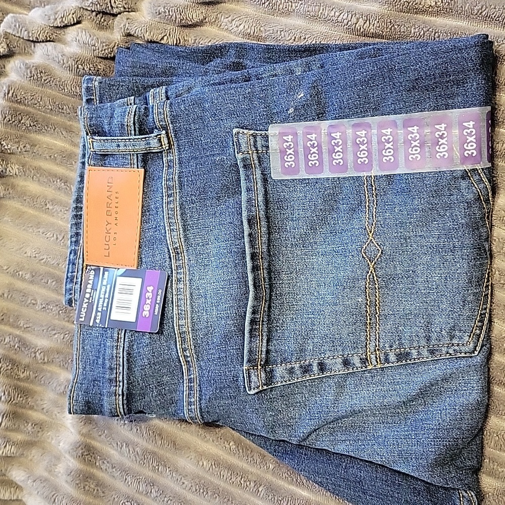 Mens Lucky 412 Athletic Slim Jeans